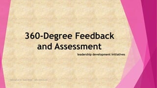 360-Degree Feedback
and Assessment
leadership development initiatives
Teaching is an art. Rajeev Ranjan www.rajeevelt.com 1
 