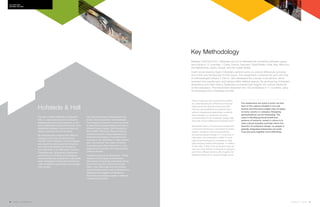 30 | Issue 65 | 360.steelcase.com 360.steelcase.com | Issue 65 | 31
The work of Geert Hofstede and Edward T.
Hall, Jr., social scientists who conducted
breakthrough intercultural research, is inte-
gral to Steelcase’s Culture Code study of the
relationship between culture and the work-
place in countries around the world.
By analyzing data collected from IBM em-
ployees in more than 70 countries dur-
ing 1967-1973, Hofstede, a Dutch professor
and researcher, developed the first empiri-
cal model of dimensions of national cul-
ture, described in his 1980 book “Culture's
Consequences.” Subsequent studies and
publications by Hofstede and colleagues
have extended and updated the original IBM
study. Hofstede’s findings and theories are
used worldwide in psychology and manage-
ment studies.
Hall was an American anthropologist and
cross-cultural researcher who developed
the concept of proxemics, a term he coined
to describe how people behave and react in
different types of space. With the publica-
tion of Hall’s 1976 book,“Beyond Culture,”
proxemics became widely regarded as an
important subcategory of nonverbal com-
munication. His definitions of “High Context”
and “Low Context” as a metric of culture
have been particularly influential in a wide
range of communication and organizational
behavior studies.
Hofstede’s five cultural dimensions—Power
Distance, Individualism  Collectivism,
Masculinity  Femininity, Uncertainty Avoid-
ance and Long-term  Short-term Orien-
tation—plus Hall’s High and Low Context
communication scale create a framework for
Steelcase’s investigation of the factors
that influence workplace design in different
countries and cultures.
Hofstede  Hall
The researchers are quick to point out that
each of the cultures studied is rich and
diverse and that every insight may not apply
to every country or company. Sweeping
generalizations can be misleading. The
value in identifying broad trends and
patterns of behavior rooted in culture is to
raise cultural empathy and help inform the
direction of workplace design, so people in
globally integrated enterprises can build
trust and work together more effectively.
Key Methodology
Between 2006 and 2011, Steelcase set out to delineate the connection between space
and culture in 11 countries —China, France, Germany, Great Britain, India, Italy, Morocco,
the Netherlands, Spain, Russia, and the United States.
Dutch social scientist Geert Hofstede’s seminal works on cultural differences provided
one of the core frameworks for the inquiry. The researchers combined his work with that
of anthropologist Edward T. Hall Jr., who developed the concept of proxemics, which
explored how people react and behave within defined spaces. By synthesizing Hofstede’s
dimensions and Hall’s theory, Steelcase uncovered new insights into cultural influences
on the workplace. The researchers observed over 100 workplaces in 11 countries, using
six dimensions from Hofstede and Hall.
Culture Code:
Defining the Code
These models provide a practical foundation
for understanding the differences between
nations and their attitude toward work/life.
How do cultural differences manifest them-
selves in interpersonal relationships, confronta-
tional situations, or verbal and nonverbal
communications? Can workplace design help
reconcile cultural differences and foster trust?
Steelcase’s team of multicultural researchers
conducted workshops, interviewed business
leaders, designers and social scientists
and benchmarked findings in 11 countries. In
India alone, the researchers visited 12 multi-
national and homegrown companies to high-
light emerging design philosophies. In addition
to site visits, a total of 30 workshops were car-
ried out in four different continents, bringing ex-
perts from different fields to offer insights into
design practices from varying vantage points.
 