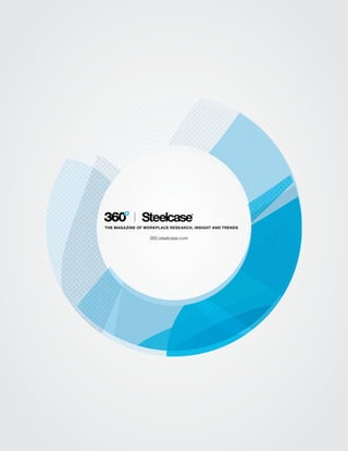 The magazine of workplace research, insight and trends
360.steelcase.com
 