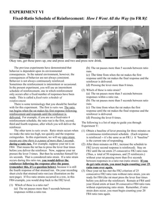 Rat Increments Rat Lab Manual | DOC