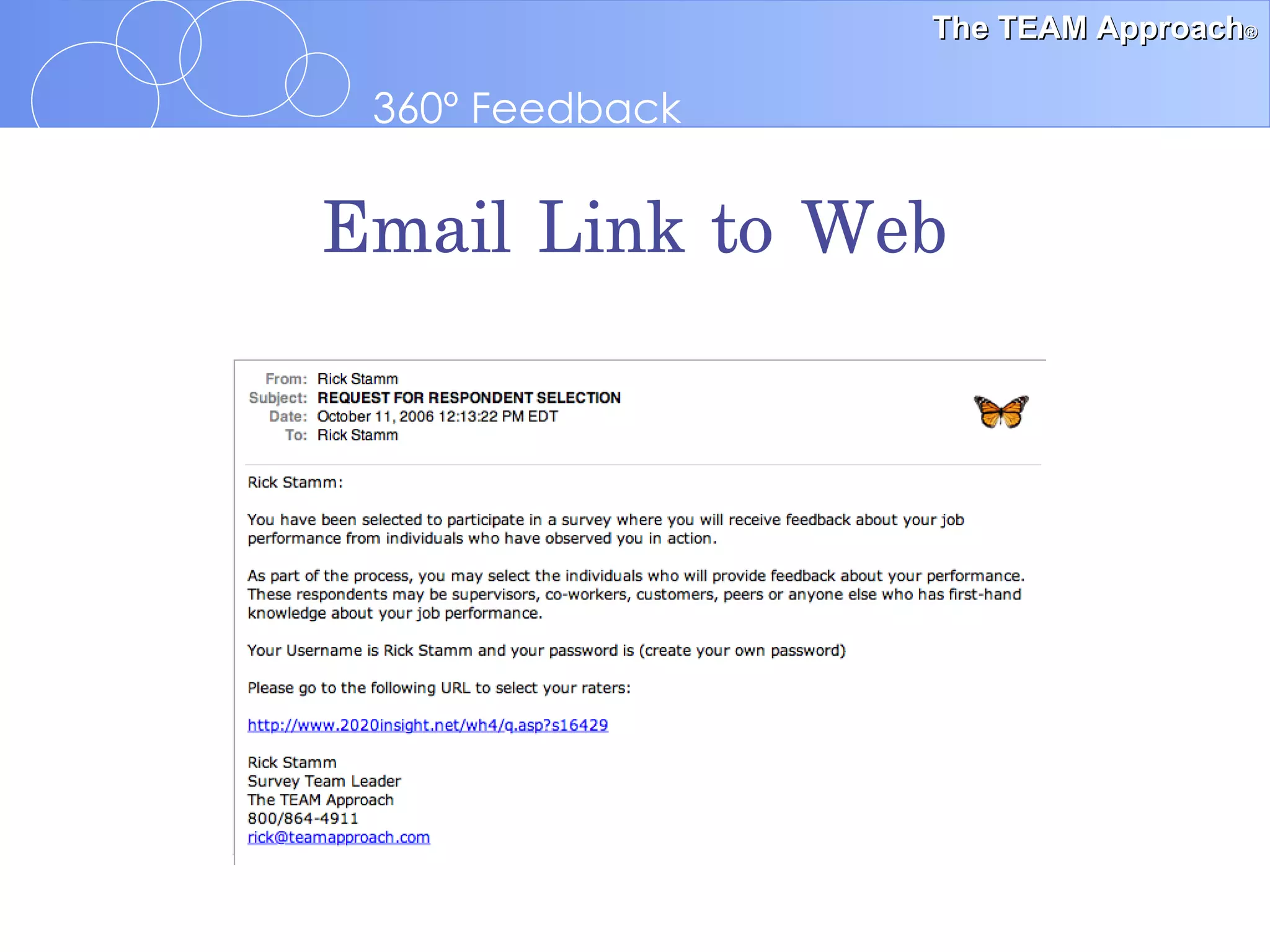 Email Link to Web 