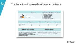 Further information 
MetLife press release: http://www.metlifegto.com/news/Built-in-record-time-- 
the-MetL 
Interview with John Bungert, Senior Architect at MetLife: 
http://www.mongodb.com/customers/metlife-interview 
Presentation by Jason Lombardo, AVP, Software Engineer, MetLife: 
http://www.mongodb.com/presentations/business-track-metlife-leapfrogs-insurance- 
industry-mongodb-powered-big-data 
Lots of interviews and articles. Just Search ‘MetLife The Wall’ 
 