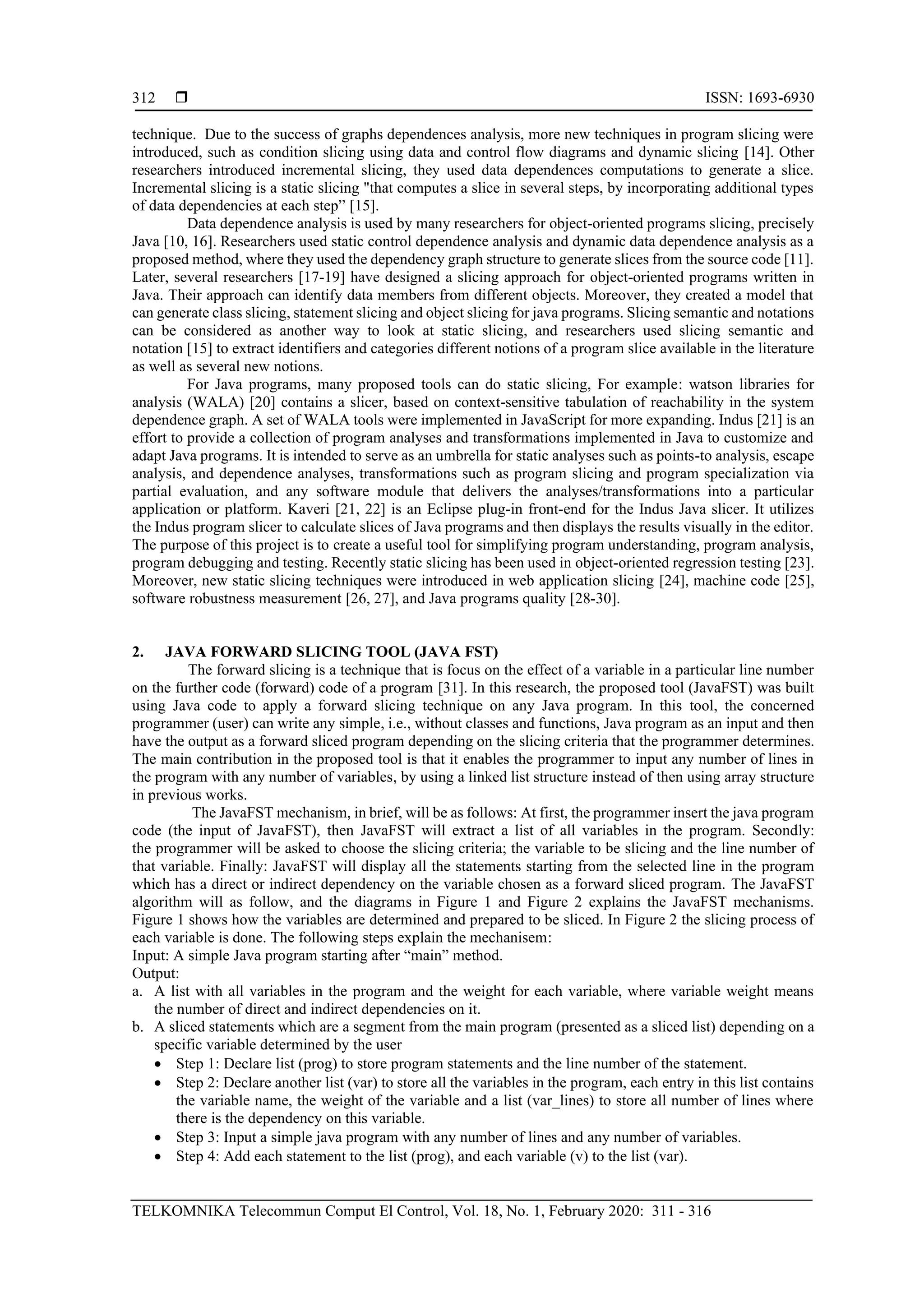A Proposed Java Forward Slicing Approach PDF A proposed java forward slicing approach pdf
