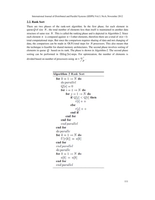FAST PARALLEL SORTING ALGORITHMS ON GPUS | PDF