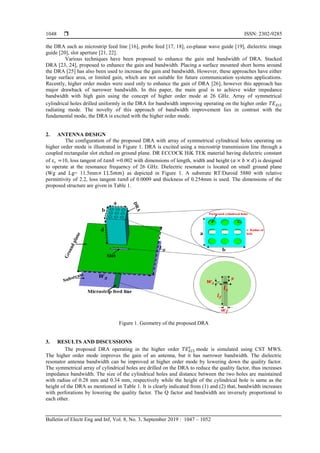 Wideband and high gain dielectric resonator antenna for 5G applications ...