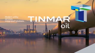 Modern utility
services.
Integrated solutions.
 