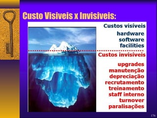 176 
Custo Visiveis x Invisiveis: 
 