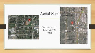 Aerial Map
3001 Avenue N
Lubbock, TX
79411
 
