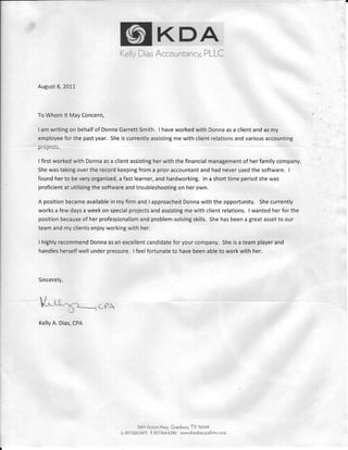 Kelly Dias Letter of Rec