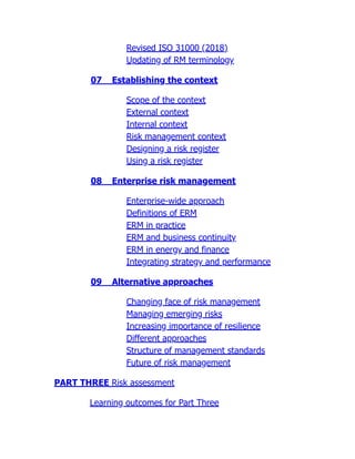 Fundamentals of Risk Management Fifth Edition Paul Hopkin | PDF
