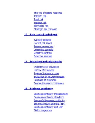 Fundamentals of Risk Management Fifth Edition Paul Hopkin | PDF