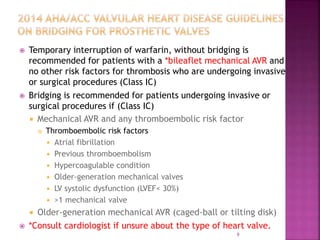 Warfarin Bridging | PPTX