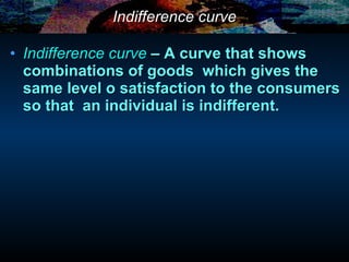 Indifference curve ,[object Object]