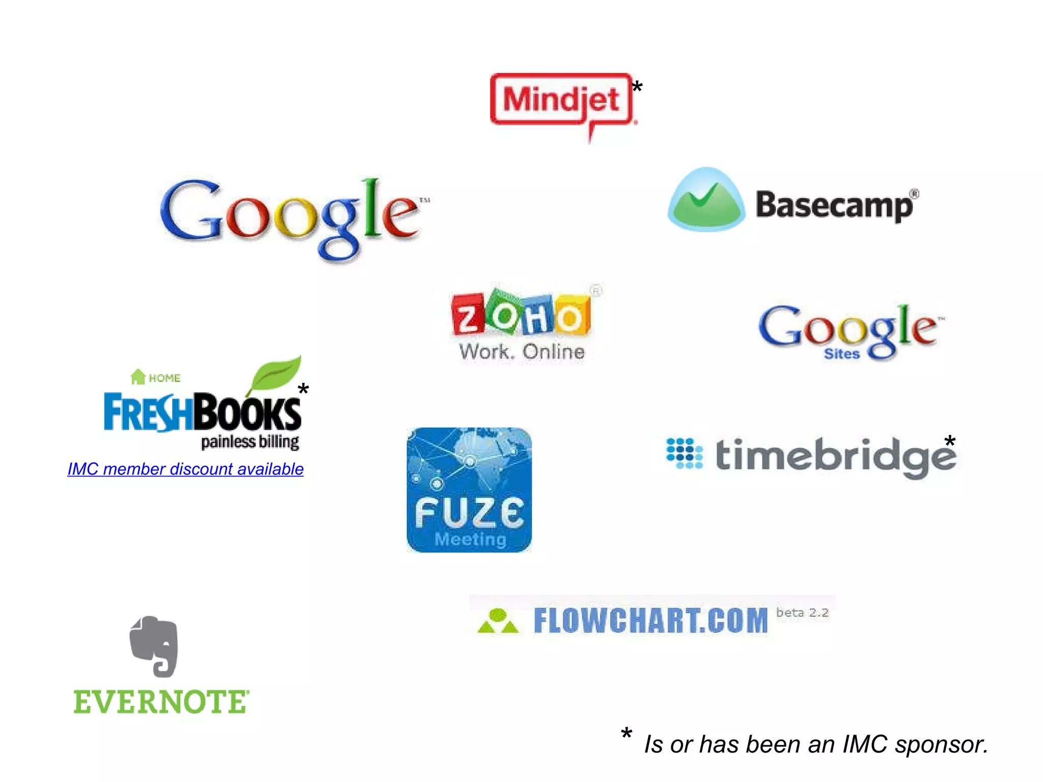 * * * *  Is or has been an IMC sponsor. IMC member discount available 