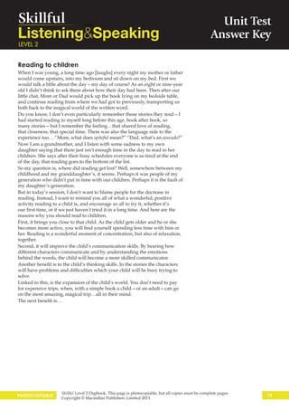 Skillful Level 2 LS answer-key | PDF