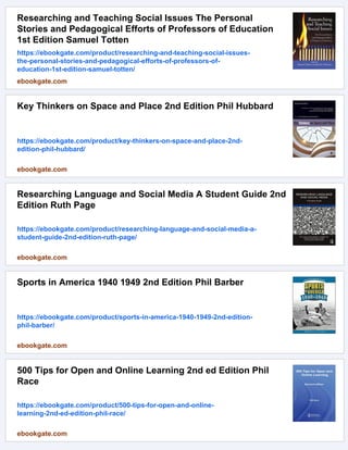 Teaching and Researching Autonomy 2nd Edition Phil Benson | PDF