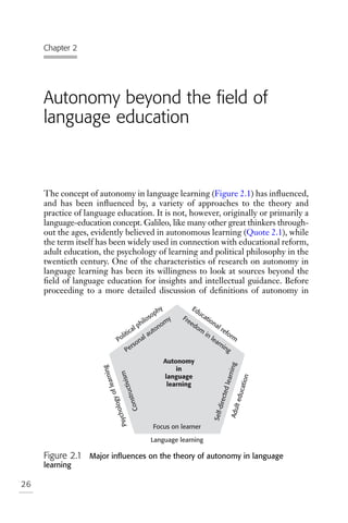 Teaching and Researching Autonomy 2nd Edition Phil Benson | PDF