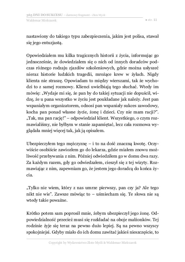 365 dni do sukcesu waldemar mielczarek