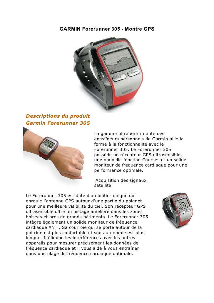 forerunner 305