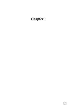 1
Chapter I
 