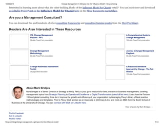 [Whitepaper] Change Management: A Glimpse into the “Influence Model” | PDF