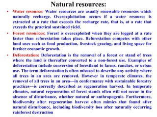 Natural Recharge 365 new Lect No 15 , 16 Natural Resource Economics.ppt 365 new Lect No ...