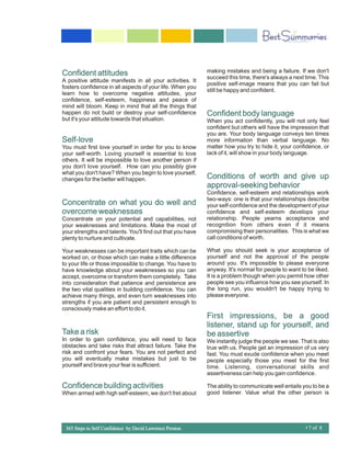 365 steps to self confidence