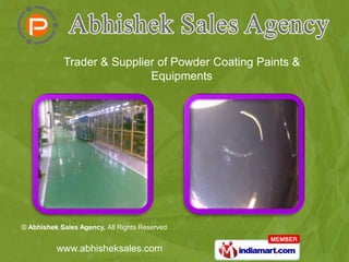 Trader & Supplier of Powder Coating Paints & Equipments 