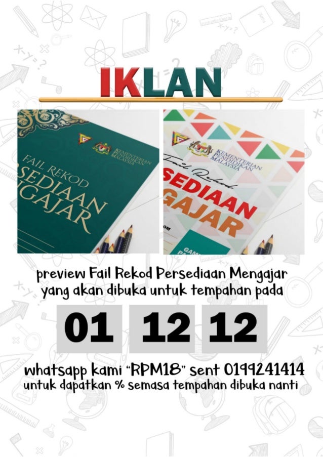 366494035 Divider Mingguan Rph 2018