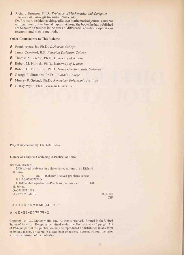 2500 solved problems in differential equations pdf