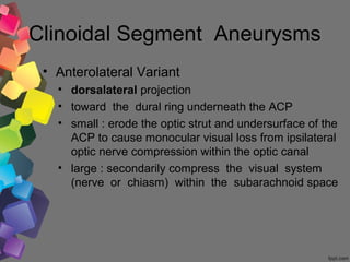 366 Microsurgery of paraclinoid aneurysm | PPT