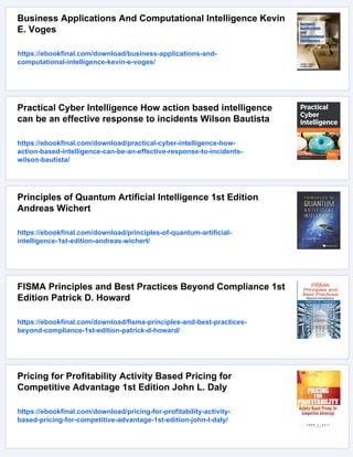 Activity Based Intelligence Principles and Applications Patrick Biltgen ...
