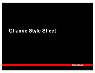 Change Style Sheet
 