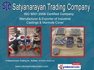 Manufacturer & Exporter of Industrial  Castings & Manhole Cover 