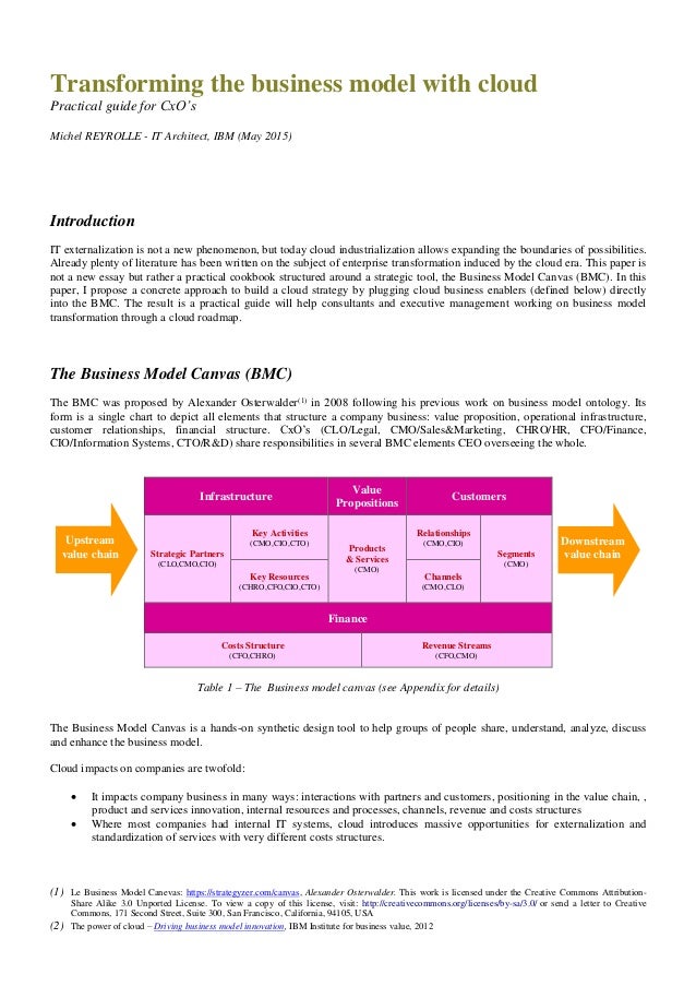 Transforming The Business Model With Cloud Practical