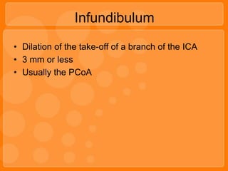 367 Intracranial internal carotid artery aneurysm | PPTX