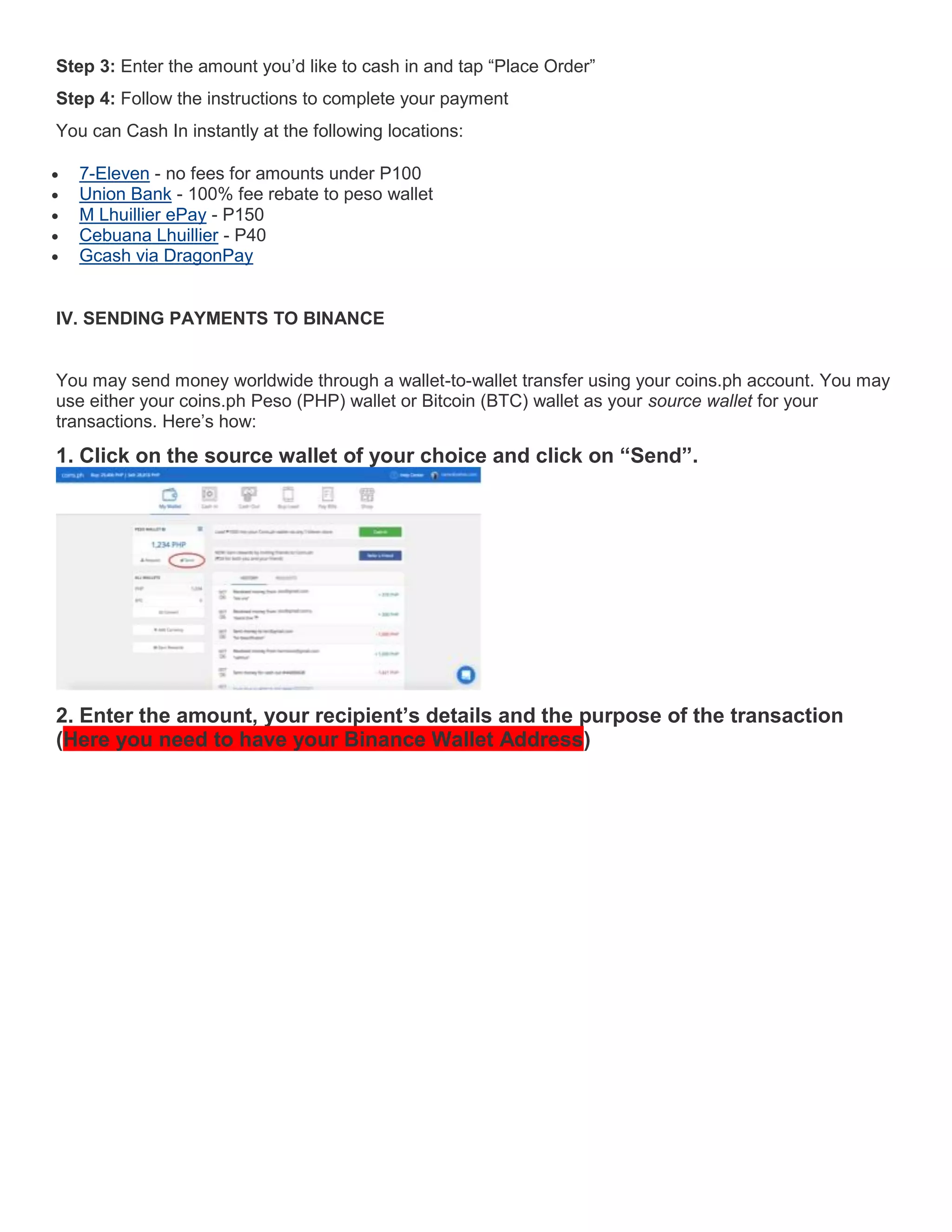 CRYPTOCURRENCIES GUIDE (FROM COINS.PH TO BINANCE) | PDF