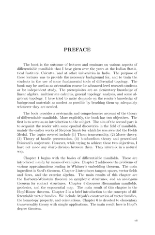 Differential Topology 2ed. Edition Amiya Mukherjee | PDF