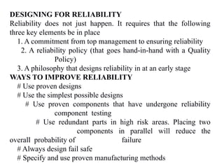 Possible Reliability Problem 368455847-Relibility RJS-Relibility-PPT-1.pptx