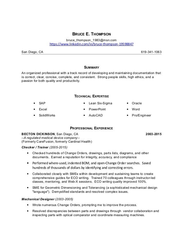 Resume_Bruce Thompson