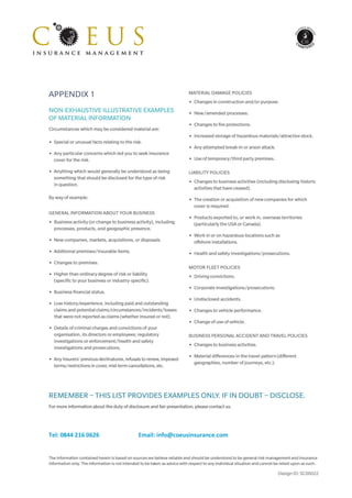 Tel: 0844 216 0626 Email: info@coeusinsurance.com
 