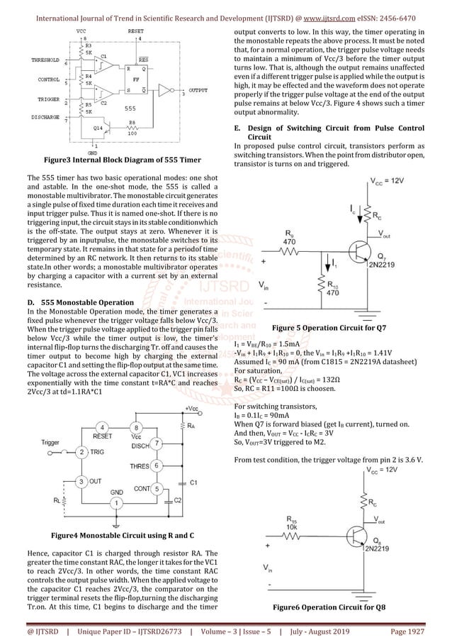 Capacitive Discharge Ignition CDI System for Spark Ignition SI Engine