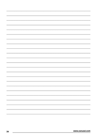 34 www.zanussi.com
 