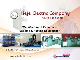 “ Manufacturer & Exporter of  Welding & Heating Equipment ” 