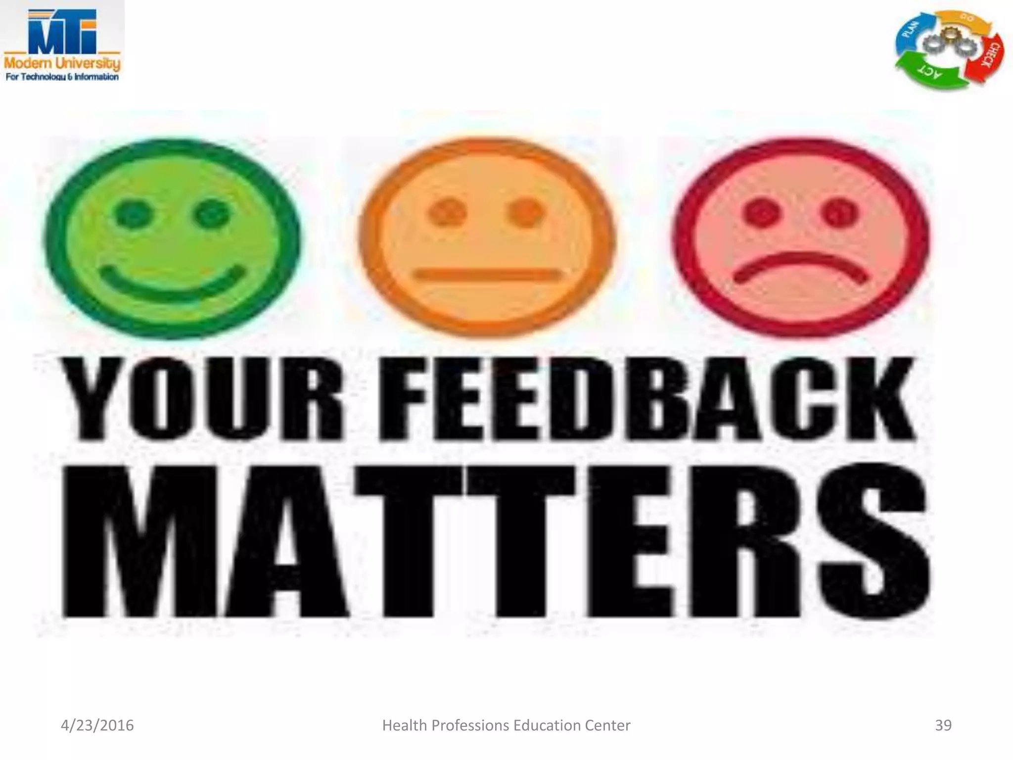 4/23/2016 Health Professions Education Center 39
 