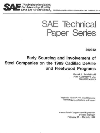 Published SAE Paper