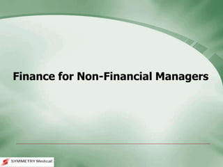 Finance for Non-Financial Managers
 