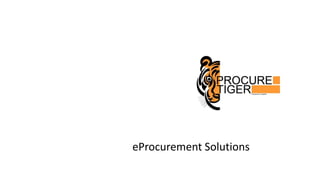 eProcurement Solutions
 
