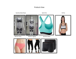 Products View
Seamless Body Shape Sports Bra Air Bra
Women Panty Women Legging Seamless Boxer
 