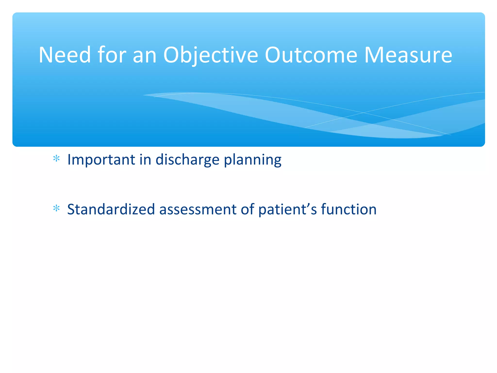 Activity Measure for Post Acute Care (AM-PAC | PPT